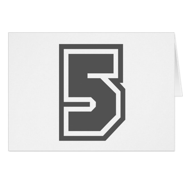 Nummer 5 (Vorderseite (Horizontal))