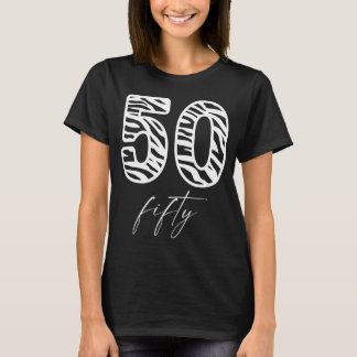 Nummer 50. Geburtstag 50. Jahr 50 T-Shirt