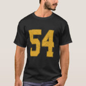 Nummer 54 Uniform Sports Team Jersey 54. T-Shirt (Vorderseite)