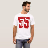 Nummer 55 Basketball-Shirt T-Shirt (Vorne ganz)