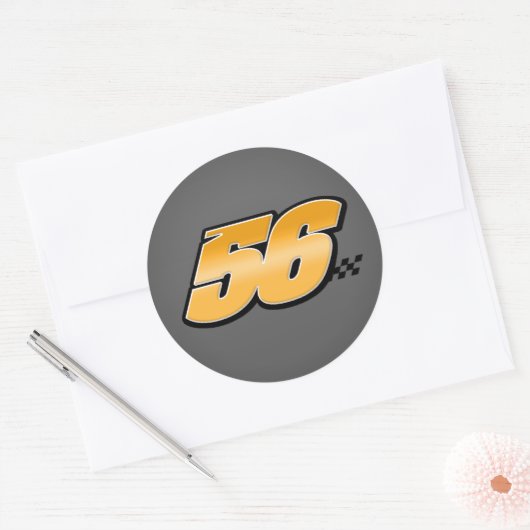 Nummer 56 - Aufkleber (Umschlag)