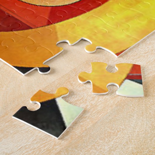 Nummer 5 Abstrakter Motor Puzzle (Seite)