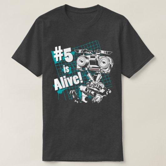 Nummer 5 lebt T-Shirt (Design vorne)