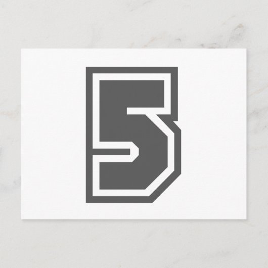 Nummer 5 postkarte (Vorderseite)