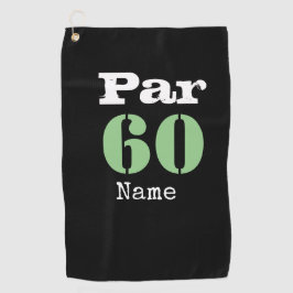 Nummer 60 Par Golfplatz für 60. Geburtstagsgolfer Golfhandtuch