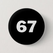 Nummer 67  button (Vorderseite)