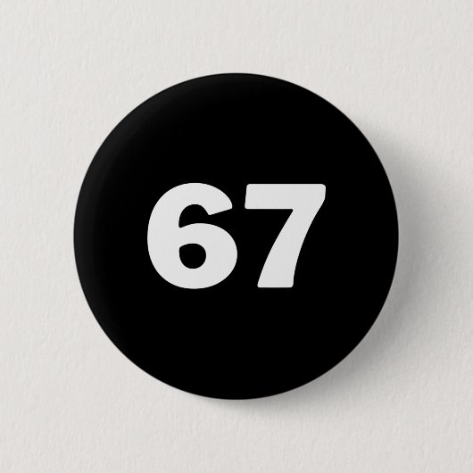 Nummer 67 button (Vorderseite)