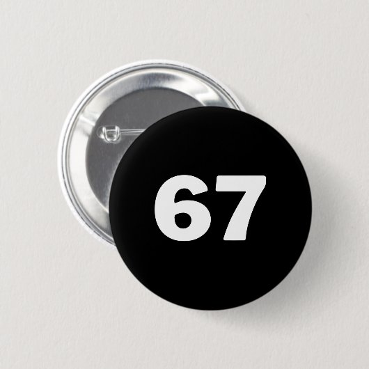 Nummer 67  button (Vorne & Hinten)