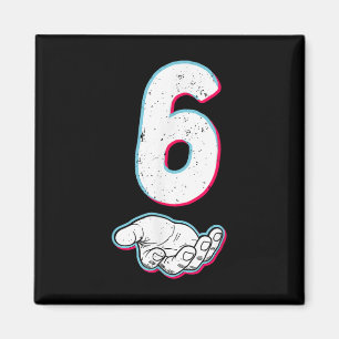 Nummer 67 Matching Sechs Sieben 6 7 Meme 6 7 Hallo Magnet