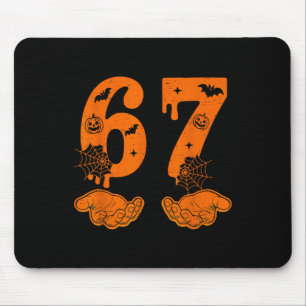 Nummer 67 Matching Sechs Sieben 6 7 Meme 6 7 Hallo Mousepad