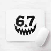 Nummer 67 Matching Sechs Sieben 6 7 Meme 6 7 Hallo Mousepad (Mit Mouse)