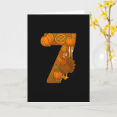 Nummer 67 Matching Six Seven 6 7 Meme 67 Dankfest Karte (Gelbe Blume)