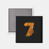 Nummer 67 Matching Six Seven 6 7 Meme 67 Dankfest Magnet (Vorderseite/Rückseite)