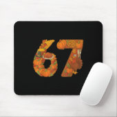 Nummer 67 Matching Six Seven 6 7 Meme 67 Dankfest Mousepad (Mit Mouse)