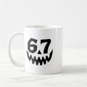 Nummer 67 Matching Six Seven 6 7 Meme 6 7 Hallowee Kaffeetasse (Links)