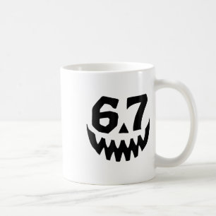 Nummer 67 Matching Six Seven 6 7 Meme 6 7 Hallowee Kaffeetasse