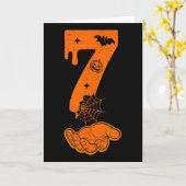 Nummer 67 Matching Six Seven 6 7 Meme 6 7 Hallowee Karte (Gelbe Blume)