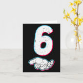 Nummer 67 Matching Six Seven 6 7 Meme 6 7 Hallowee Karte (Gelbe Blume)