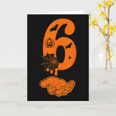 Nummer 67 Matching Six Seven 6 7 Meme 6 7 Hallowee Karte (Gelbe Blume)