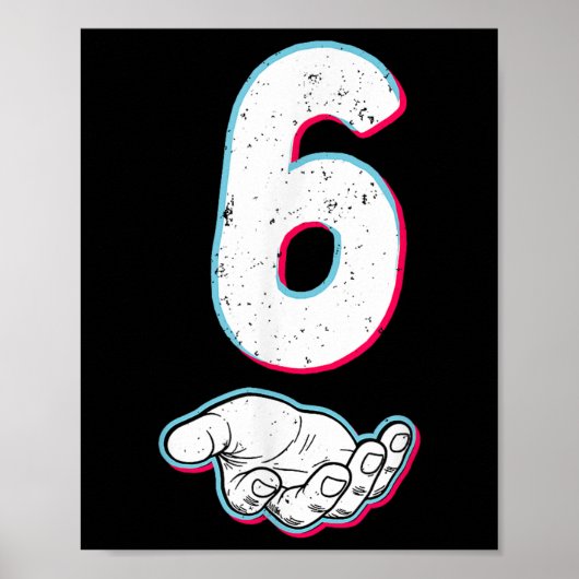 Nummer 67 Matching Six Seven 6 7 Meme 6 7 Hallowee Poster (Vorne)