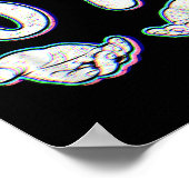 Nummer 67 Matching Six Seven 6 7 Meme 6-7 Hallowee Poster (Ecke)