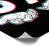 Nummer 67 Matching Six Seven 6 7 Meme 6-7 Hallowee Poster (Ecke)