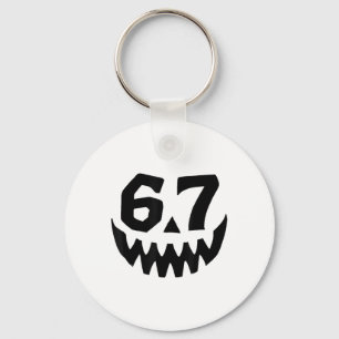 Nummer 67 Matching Six Seven 6 7 Meme 6 7 Hallowee Schlüsselanhänger