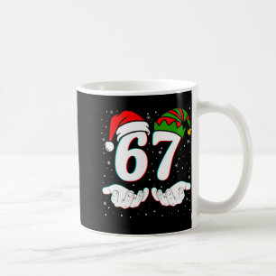 Nummer 67 Matching Six Seven 6 7 Meme 6-7 Weihnach Kaffeetasse