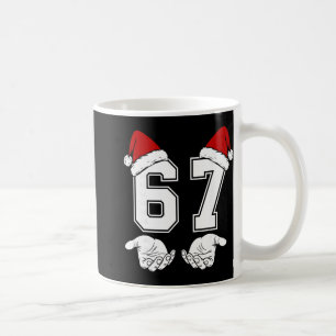 Nummer 67 Matching Six Seven 6 7 Meme 6 7 Weihnach Kaffeetasse