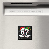 Nummer 67 Matching Six Seven 6 7 Meme 6-7 Weihnach Magnet (In Situ (Geschirrspüler))