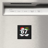 Nummer 67 Matching Six Seven 6 7 Meme 6-7 Weihnach Magnet (In Situ (Geschirrspüler))