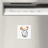 Nummer 67 Matching Six Seven 6 7 Meme Halloween Co Magnet (In Situ (Geschirrspüler))