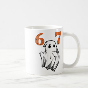 Nummer 67 Matching Six Seven 6 7 Meme Halloween Ko Kaffeetasse