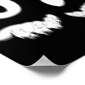 Nummer 67 Matching Six Seven Meme Lustiges Hallowe Poster (Ecke)