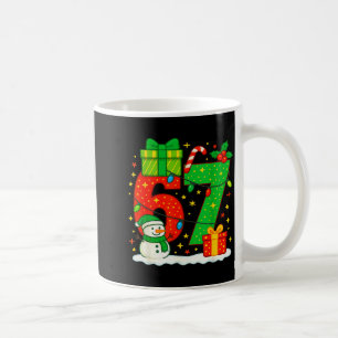 Nummer 67 Meme passendes Weihnachtspaar 67 Sechs S Kaffeetasse