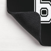 Nummer 67 nummerierte Uniform Sporttrikot Team 67. Mousepad (Ecke)