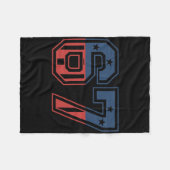 Nummer 67 USA Fleecedecke (Vorderseite (Horizontal))