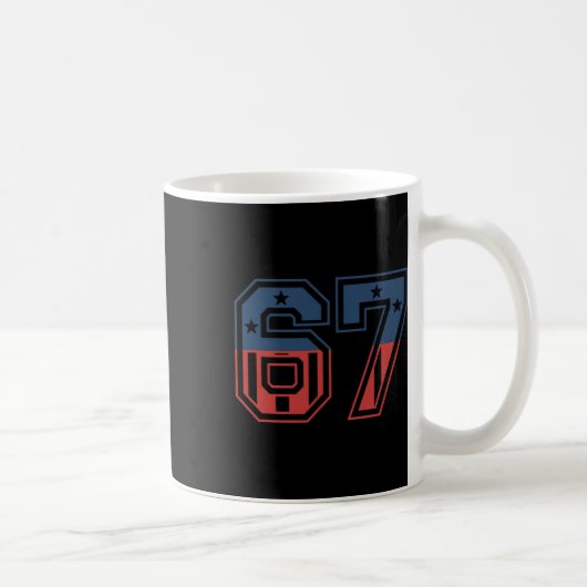 Nummer 67 USA  Kaffeetasse (Rechts)