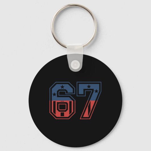 Nummer 67 USA Schlüsselanhänger (Vorderseite)