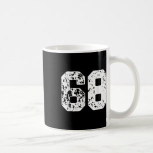 Nummer 68 White Best Clic Uni Style Geburtstag F Kaffeetasse