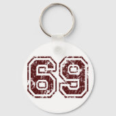 Nummer 69 schlüsselanhänger (Vorderseite)