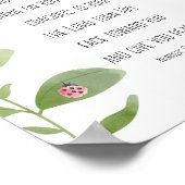 Nummer 6:24-26 Bibelverse Druck Poster (Ecke)