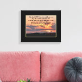 Nummer 6:24-26 Christliches Poster Leinwanddruck (Insitu (Wohnzimmer))