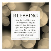 Nummer 6:24-26 DER GRÖSSTE BLOSE, DEN SIE Christli Fotodruck (Vorne)