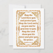 Nummer 6:24-26 Karte (Vorderseite)