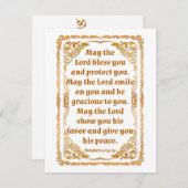 Nummer 6:24-26 Karte (Vorne/Hinten)