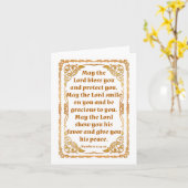 Nummer 6:24-26 Karte (Gelbe Blume)