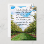 Nummer 6:24-26 Postkarte (Vorne/Hinten)