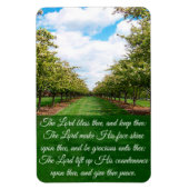 Nummer 6:24-26 Postkarte Magnet (Vertikal)