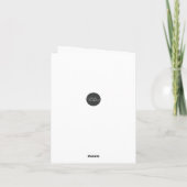 Nummer 6:24 6 Heute Bear Card Karte (Rückseite)